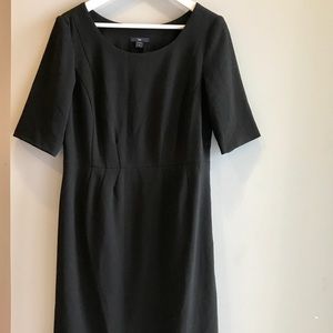 Black shift dress
